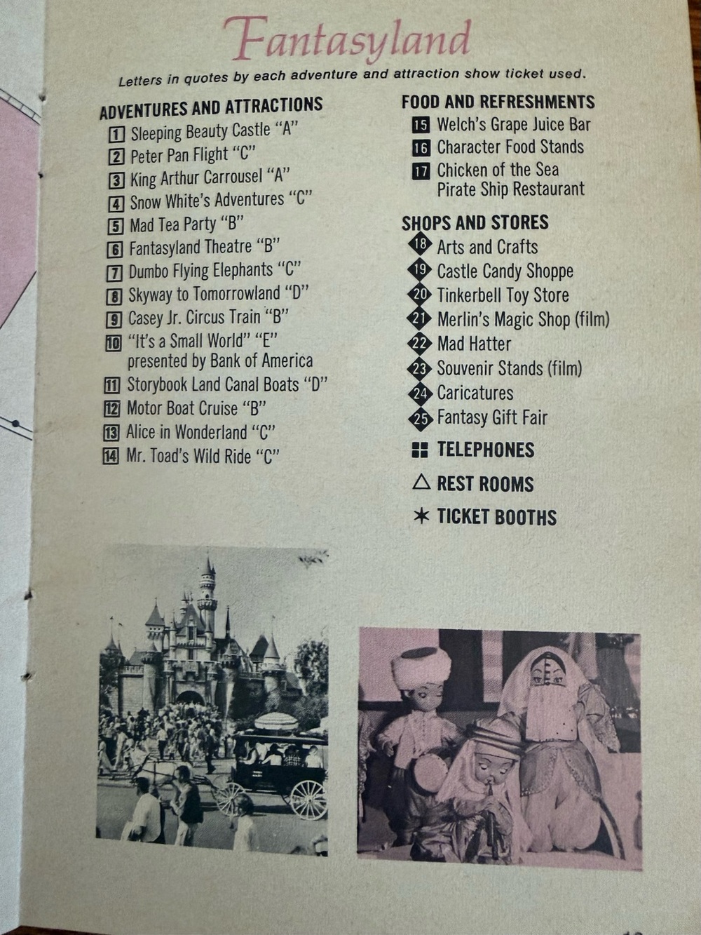 Vintage 1967 Disneyland Guide - Picture 6 of 8